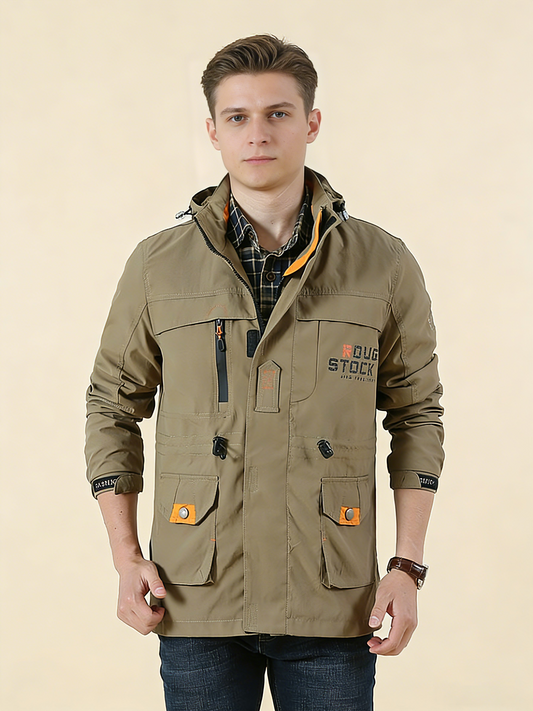 😍30% zniżki!【M-5XL】Męska kurtka outdoorowa, wodoodporna, wiatroszczelna, wytrzymała i długotrwała.