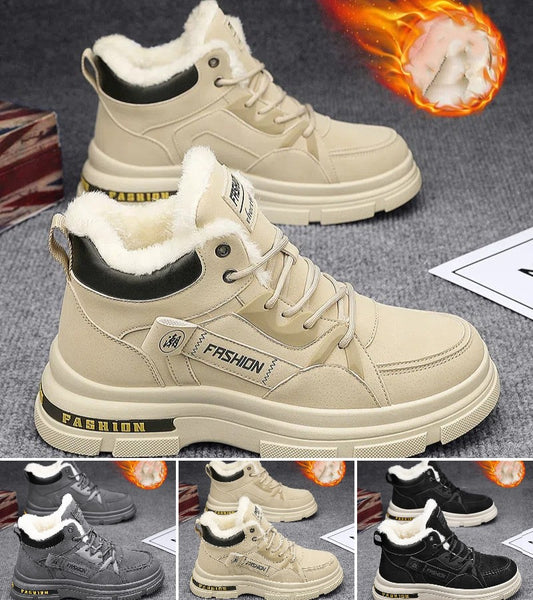 🔥🔥👞【39-44】2026 nowe męskie zimowe, pogrubione, aksamitne, ciepłe buty Martin