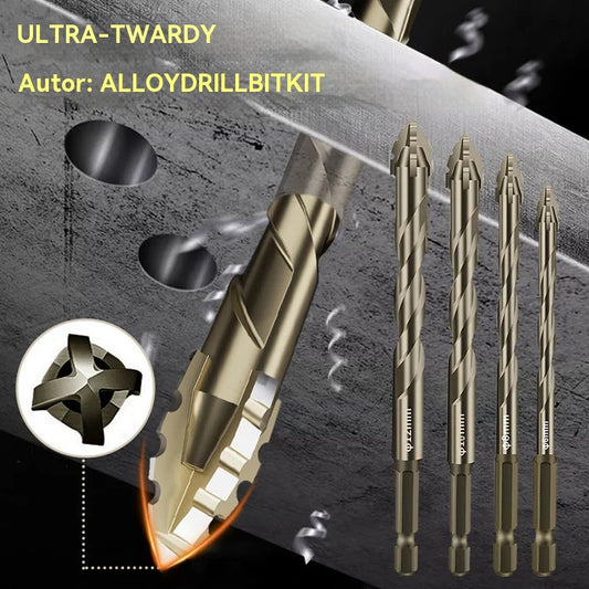 🔥Gorąca oferta 🔥 【4+5+6+8+10+12mm】🔥Zestaw 6-ostrzowych wierteł mimośrodowych o wysokiej wytrzymałości