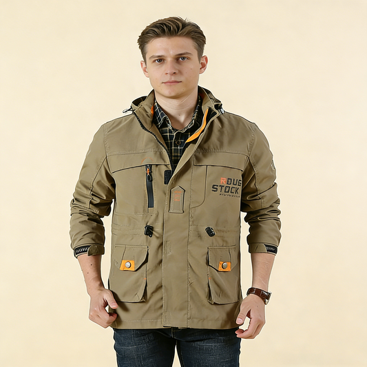 😍30% zniżki!【M-5XL】Męska kurtka outdoorowa, wodoodporna, wiatroszczelna, wytrzymała i długotrwała.