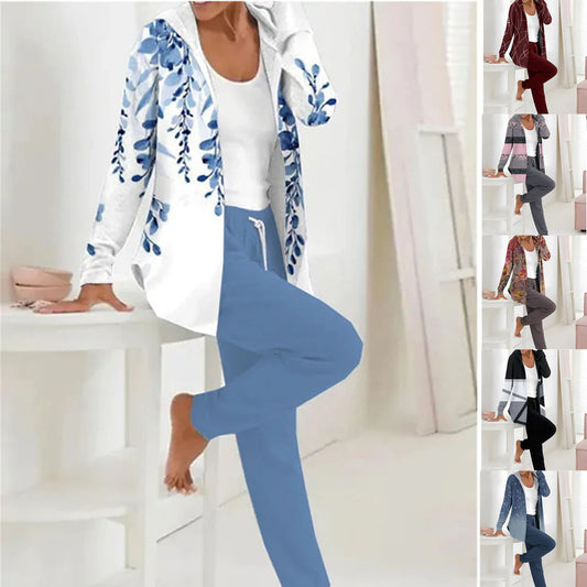 💃 Nowa oferta, kup 1 i otrzymaj 1 gratis 💖【S-3XL】 Nowy, prosty bawełniany komplet na jesień i zimę 2026