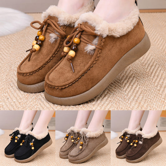 【36-41】🔥🏆Nowe zimowe, ciepłe damskie mokasyny z podszewką z polaru