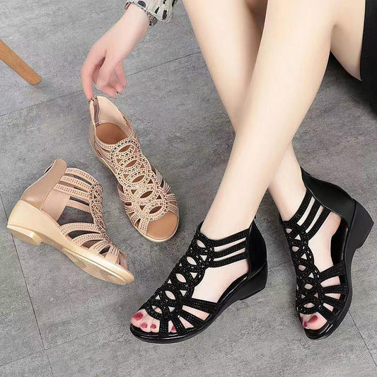 👡【35-40】 Nowe sandały damskie zwykły kolor zwykła moda