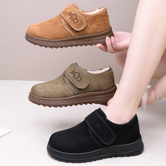 🏆😍30% zniżki!🔥【36-41】Modne, zimowe, krótkie buty w nowym stylu dla kobiet z pluszowymi śniegowcami