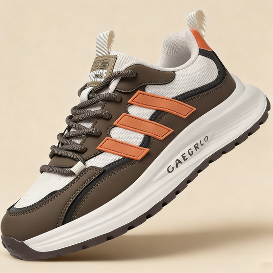 【39-44】Buty sportowe wykonane ze skóry odpornej na wodę i zabrudzenia, z miękką podeszwą zapewniającą maksymalny komfort