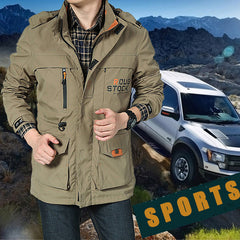 😍30% zniżki!【M-5XL】Męska kurtka outdoorowa, wodoodporna, wiatroszczelna, wytrzymała i długotrwała.