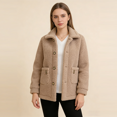 🔥💥🔥☃️【M-3XL】Ciepły płaszcz damski 2026, nowy modny, aksamitny, gruba imitacja wełny jagnięcej