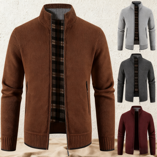 🏆😍30% zniżki!❄️⛄️【M-3XL】Męski, swobodny, polarowy sweter rozpinany