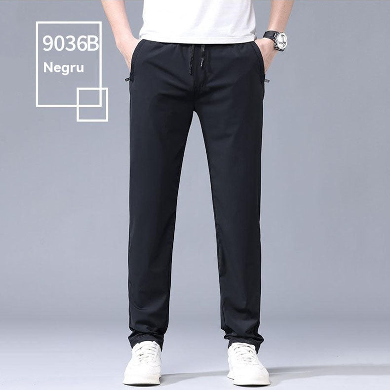 🔥【😍30% zniżki!】👖【40-115 kg】Nowe spodnie z elastycznego jedwabiu na wiosnę i lato