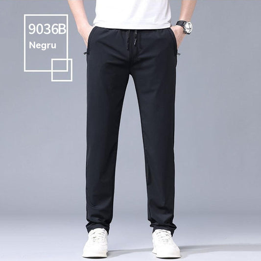 🔥【😍30% zniżki!】👖【40-115 kg】Nowe spodnie z elastycznego jedwabiu na wiosnę i lato