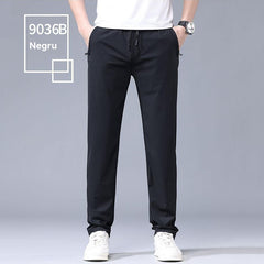 🔥【😍30% zniżki!】👖【40-115 kg】Nowe spodnie z elastycznego jedwabiu na wiosnę i lato