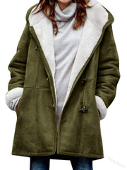 🥼🐏💖😍30% zniżki!【S-5XL】2026 Nowa modna i ciepła damska kurtka zamszowa z wełnianą podszewką, codzienna zimowa odzież wierzchnia