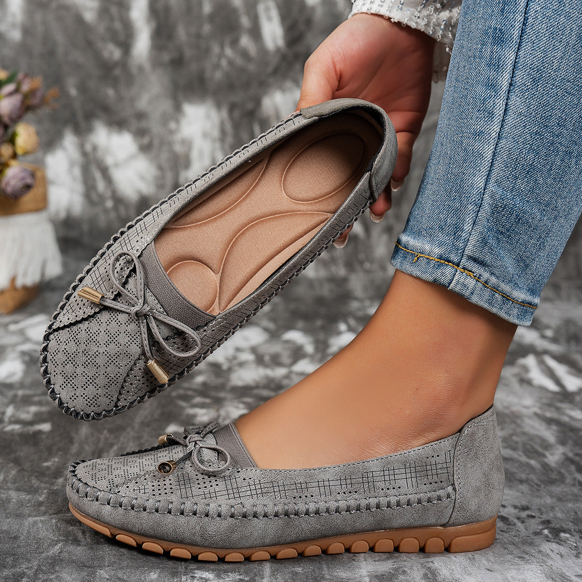 🔥Wygodne buty damskie🔥 【36-43】Skórzane buty ortopedyczne, lekkie, antypoślizgowe, oddychające dla kobiet，Wygodne i modne na co dzień