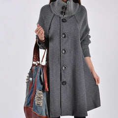 👗[50% zniżki🔥🔥]【M-5XL】Nowy, swobodny, średniej długości wełniany płaszcz