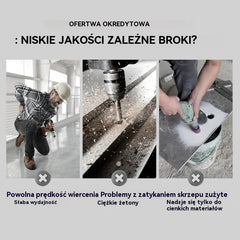 🔥Gorąca oferta 🔥 【4+5+6+8+10+12mm】🔥Zestaw 6-ostrzowych wierteł mimośrodowych o wysokiej wytrzymałości