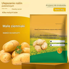 [10 opakowań] Rozpuszczalny nawóz dolistny „Magiczny Ziemniak”｜Do ziemniaków, orzeszków ziemnych, batatów, rzodkwi, taro i cebuli – stymuluje korzenie, zwiększa plony