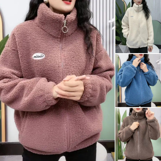 😍30% zniżki!【M-4XL】Kurtka zimowa polarowa, kurtka bawełniana, kurtka z pogrubionej bawełnianej owczej wełny, kurtka ciepła