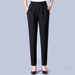 😍30% zniżki! 【Zalecana waga (45-82 kg)】Spodnie casualowe w nowym stylu z 2026 r. dla osób w średnim i starszym wieku, z podszewką z polaru i pogrubionym materiałem, zapewniające ciepło zimą