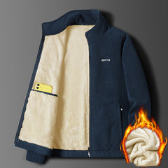 ⛄【M-5XL】Nowa męska gruba aksamitna kurtka jagnięca na jesień i zimę