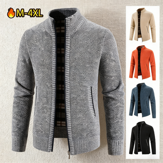 🏆😍30% zniżki!❄️⛄️【M-3XL】Męski, swobodny, polarowy sweter rozpinany