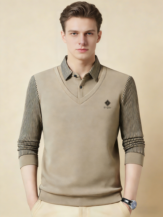 🔥(M-4XL) Dwuczęściowy top termiczny męski z najwyższej jakości kaszmiru