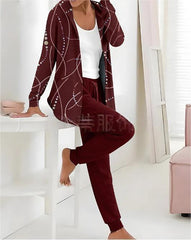 💃 Nowa oferta, kup 1 i otrzymaj 1 gratis 💖【S-3XL】 Nowy, prosty bawełniany komplet na jesień i zimę 2026