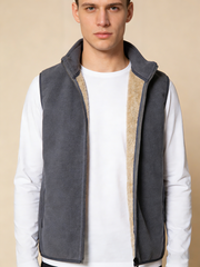 😍30% zniżki!【M-8XL】Nowa męska kamizelka na jesień i zimę, plus kaszmir, ciepła kamizelka, duży rozmiar