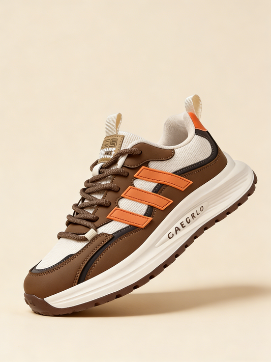 【39-44】Buty sportowe wykonane ze skóry odpornej na wodę i zabrudzenia, z miękką podeszwą zapewniającą maksymalny komfort