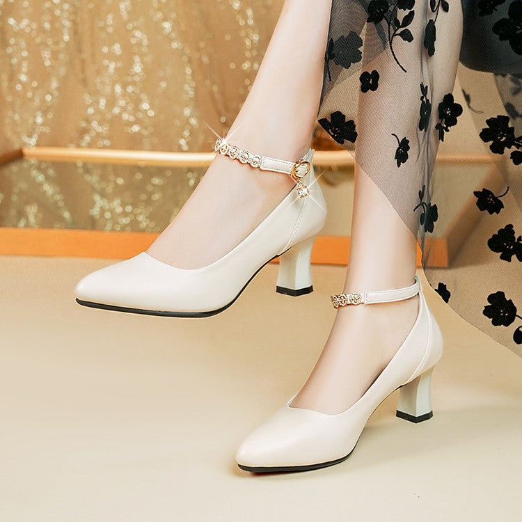 🔥【😍30% zniżki!】🔥【35-40】Nowe skórzane buty na wysokim obcasie z miękkiej skóry