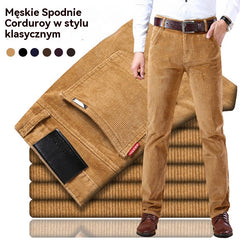 🔥【XS-6XL】🔥  Zimowe męskie spodnie sztruksowe, ciepłe i wygodne. Modne i uniwersalne