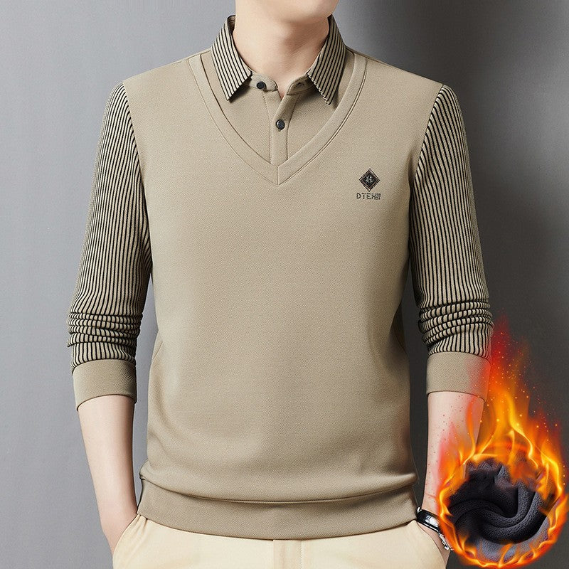 🔥(M-4XL) Dwuczęściowy top termiczny męski z najwyższej jakości kaszmiru