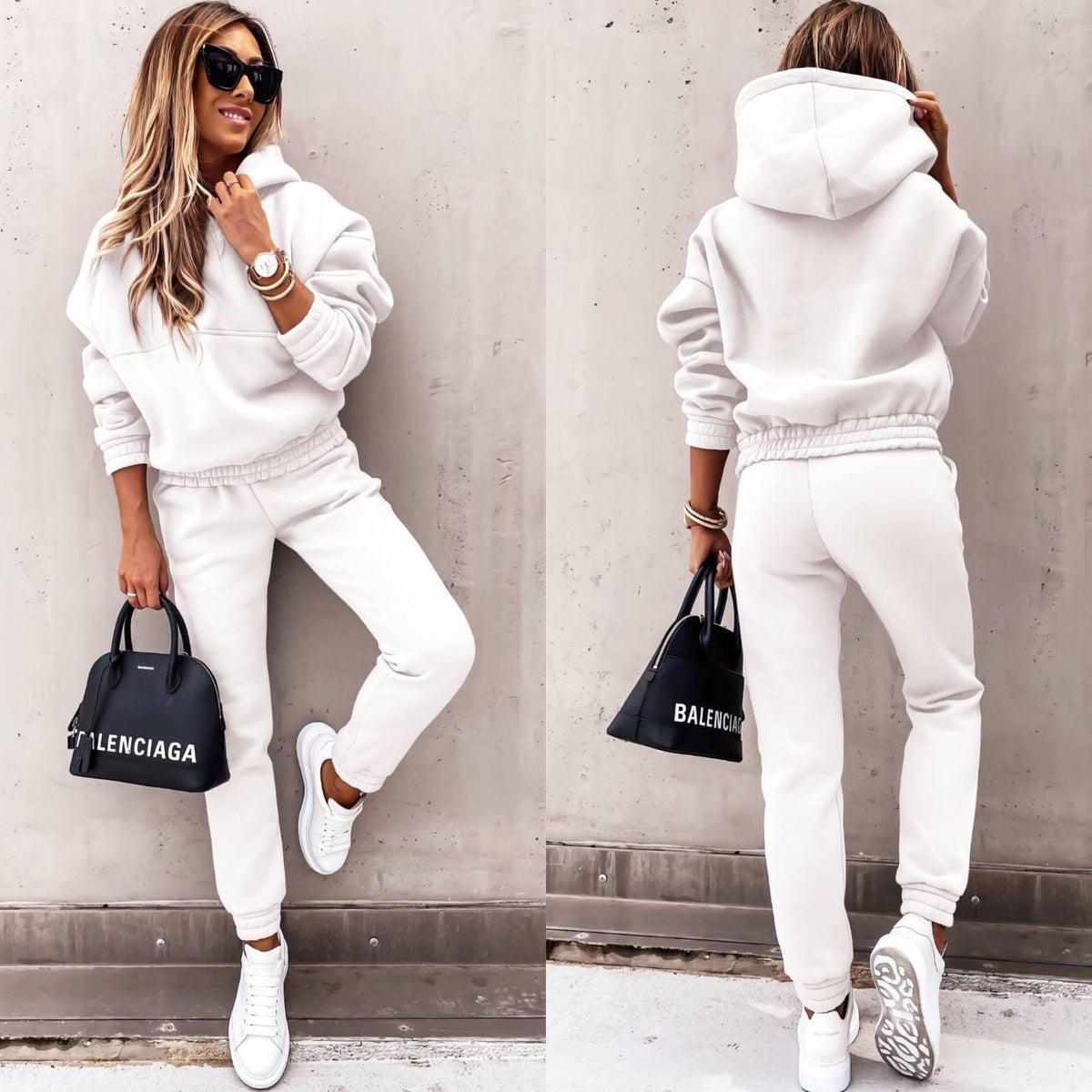 🍁🍂🔥🔥【Bluzka + Spodnie】-1 zestaw 119 zł. Ta stylowa, dwuczęściowa koszulka sportowa z długimi rękawami zapewnia swobodny, elegancki i wygodny wygląd, dzięki czemu jest idealnym wyborem do codziennego noszenia na świeżym powietrzu.