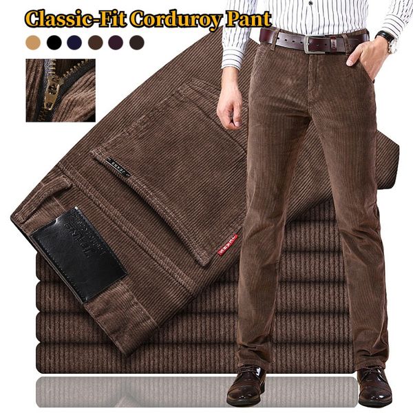 🔥【XS-6XL】🔥  Zimowe męskie spodnie sztruksowe, ciepłe i wygodne. Modne i uniwersalne