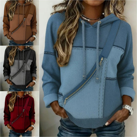 😍30% zniżki!🎀🎀【S-5XL】Damska bluza z długim rękawem i kapturem z nadrukiem