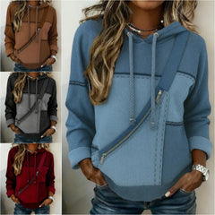 😍30% zniżki!🎀🎀【S-5XL】Damska bluza z długim rękawem i kapturem z nadrukiem