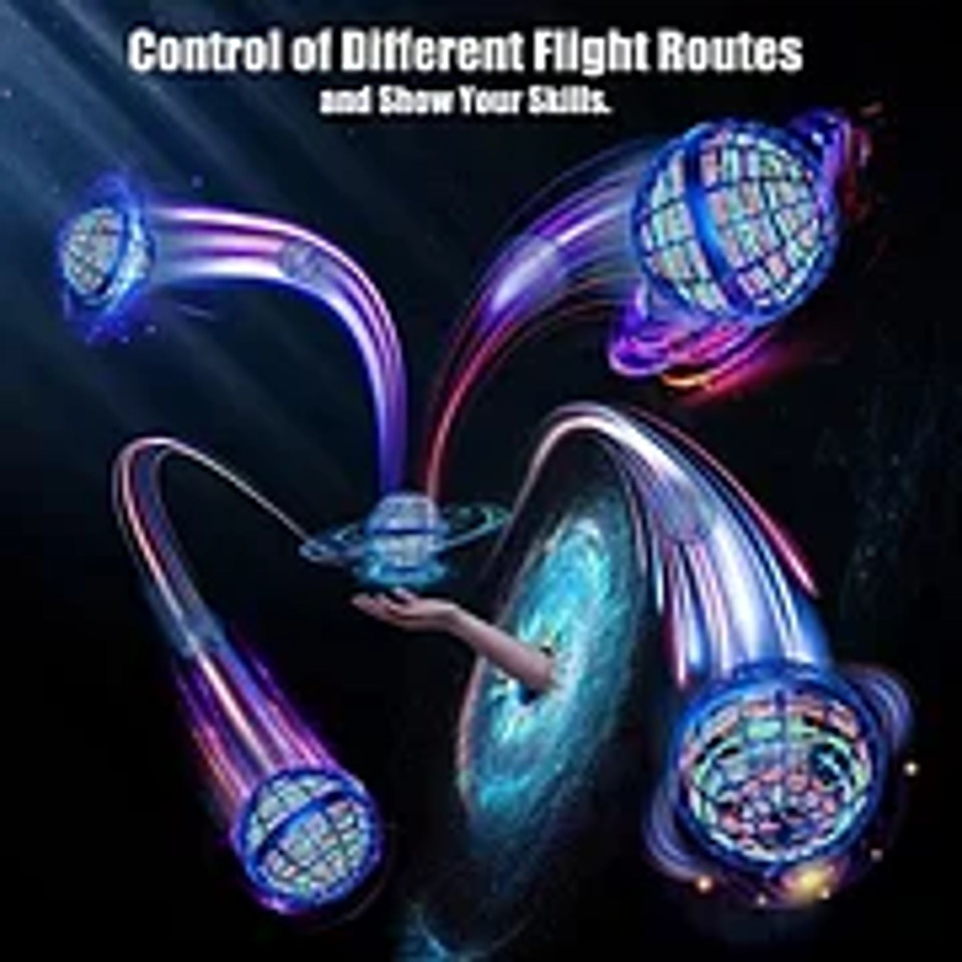 🛸🪐🌀😍30% zniżki!🔥 Inteligentna indukcyjna obrotowa kula, magiczna latająca kula, wisząca kula, świecąca magia na czubkach palców