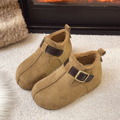 🍂👢🦶【35-40】--1 para butów 119 zł.，2026 Nowe modne i uniwersalne, codzienne buty śnieżne z podszewką z polaru, retro Birkenstocki z grubą podeszwą