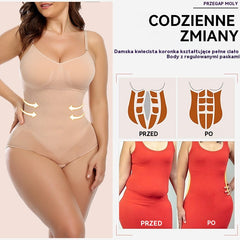 🔥【😍30% zniżki!】💖Jednoczęściowa, bezszwowa bielizna modelująca, noś ją i łatwo osiągnij szczupłą sylwetkę.