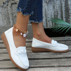🔥✨【Wygodne buty damskie】【35-43】Modne, oddychające, miękkie skórzane buty damskie