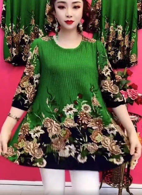 🌸😍30% zniżki!【S-4XL】 2026 Nowy modny, swobodny T-shirt z nadrukiem, luźny i elastyczny, odpowiedni dla kobiet o każdym typie sylwetki