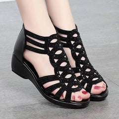 👡【35-40】 Nowe sandały damskie zwykły kolor zwykła moda