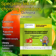 🍅🌿【4 paczek】Dolistny nawóz mikrobiologiczny do pomidorów – skuteczny na choroby liści i korzeni