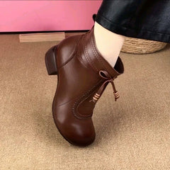 😍30% zniżki!【35-40】2026 Modne jesienno-zimowe damskie botki na grubym obcasie, duże rozmiary