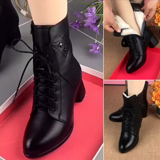 【35-41】--1 para 129 zł.，2025 nowe jesienno-zimowe buty ze skóry kaszmirowej