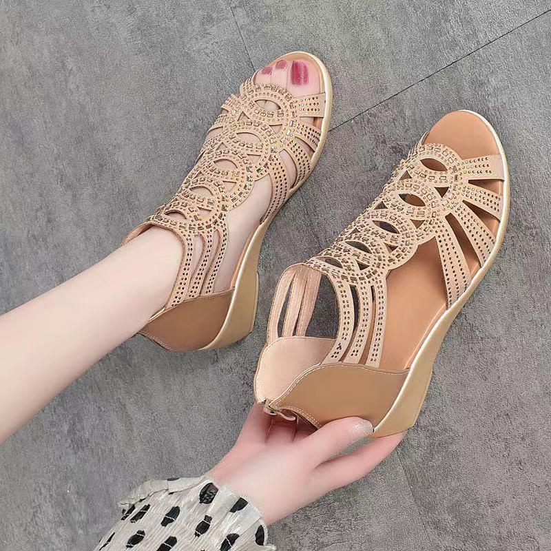 👡【35-40】 Nowe sandały damskie zwykły kolor zwykła moda