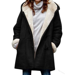 🥼🐏💖😍30% zniżki!【S-5XL】2026 Nowa modna i ciepła damska kurtka zamszowa z wełnianą podszewką, codzienna zimowa odzież wierzchnia