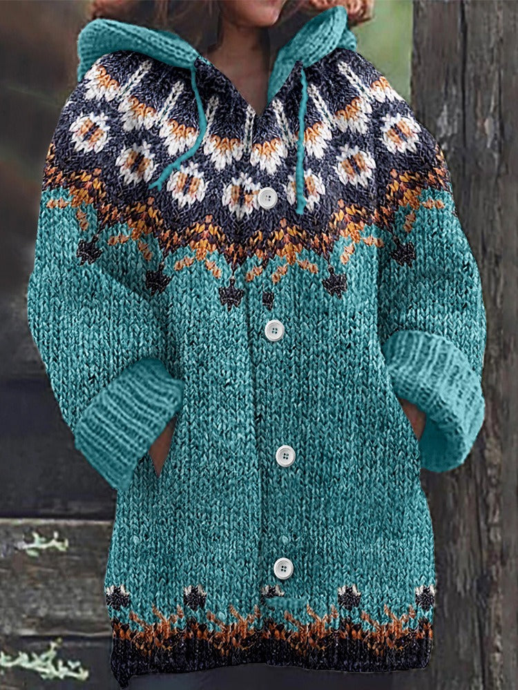 🎀【S-5XL】Nowa, ciepła, dzianinowa kurtka damska w stylu retro na jesień i zimę 2026