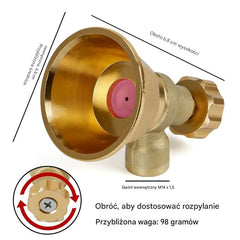💦🔥Specjalna oferta ograniczona czasowo🔥Mosiężna dysza opryskiwacza rolniczego z regulowaną dyszą 🌾