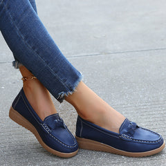 🔥✨【Wygodne buty damskie】【35-43】Modne, oddychające, miękkie skórzane buty damskie