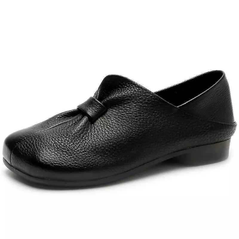 👡【Rozmiary 35-42】2026 Nowość, miękkie buty damskie, ozdoba kokardki, proste i wykwintne